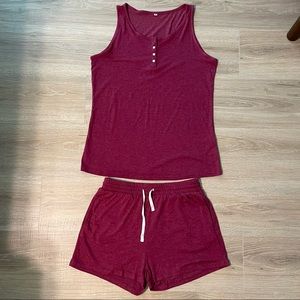 Amazon Basics Lounge or Pajama Tank and Shorts Set